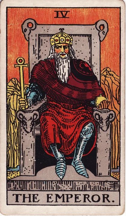 Carte de tarot L'Empereur
