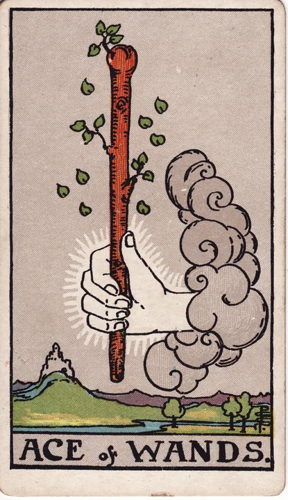 Carte de tarot As de Bâtons