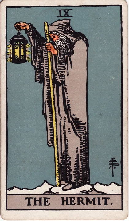 Carte de tarot L'Ermite