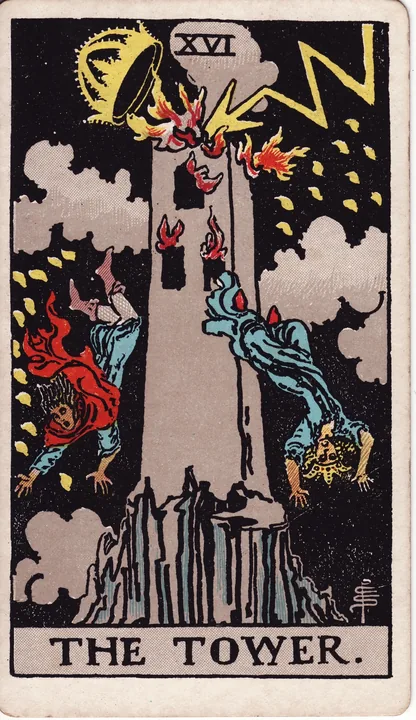 Carte de tarot La Maison Dieu