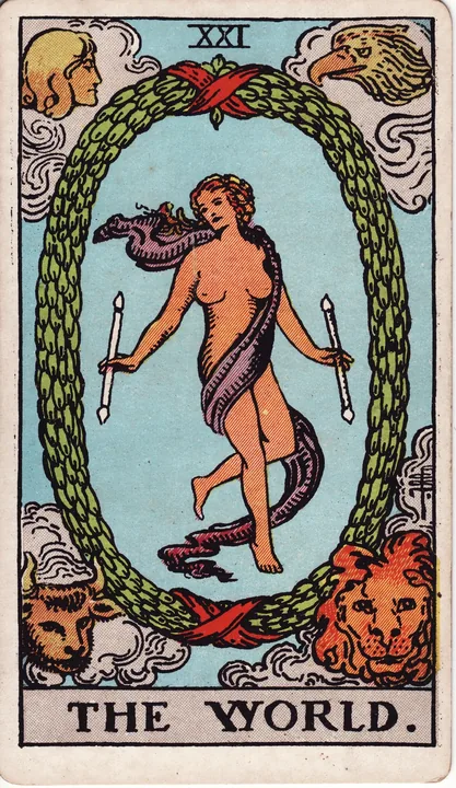 Carte de tarot Le Monde
