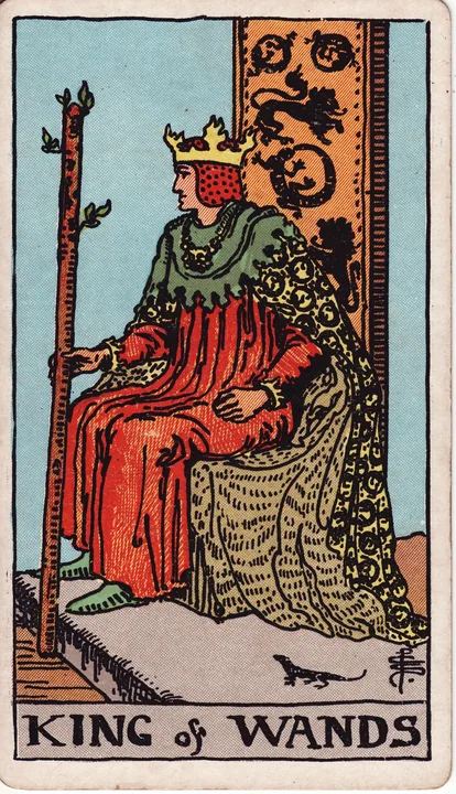 Carte de tarot Roi de Bâtons