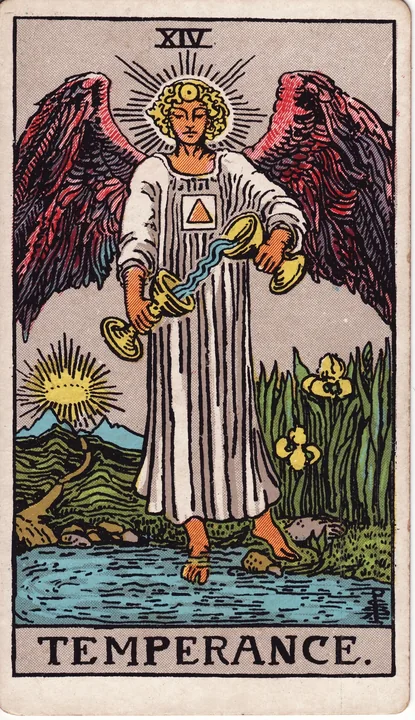 Carte de tarot Tempérance