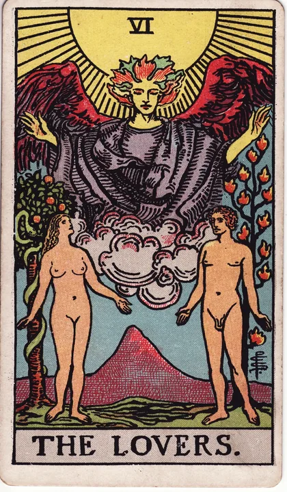 Carte de tarot L'Amoureux