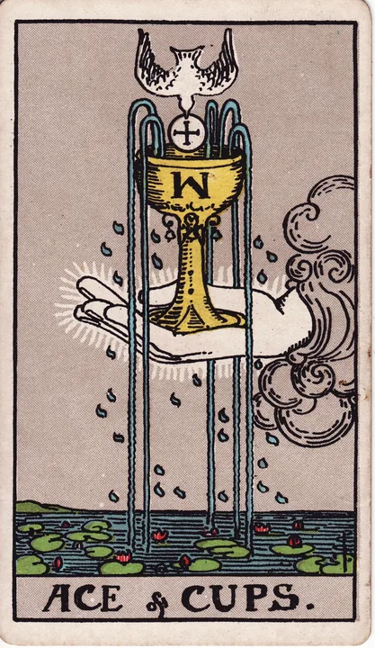 Carte de tarot As de Coupes