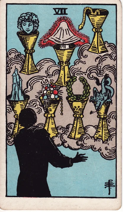 Carte de tarot Sept de Coupes