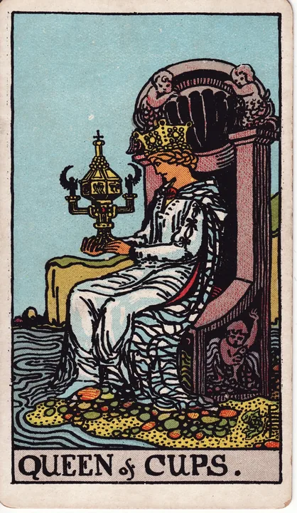 Carte de tarot Reine de Coupes