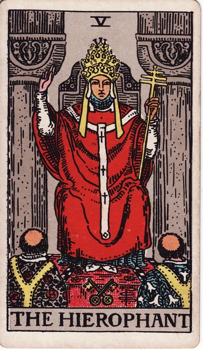 Carte de tarot Le Pape